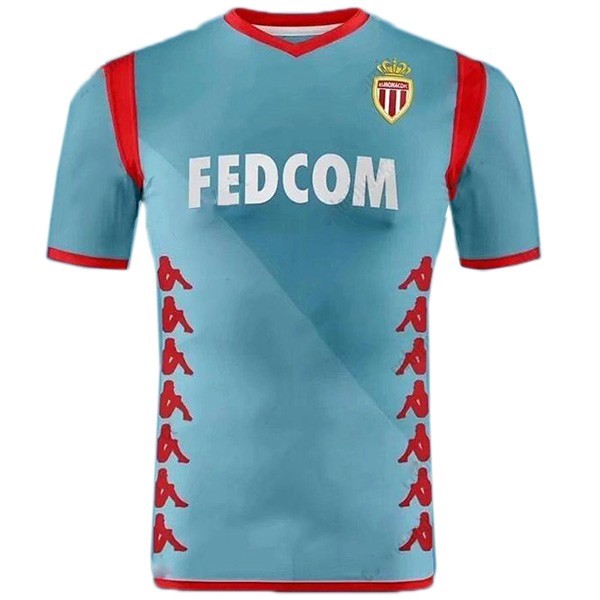 Camiseta AS Monaco Tercera 2019-2020 Azul Claro